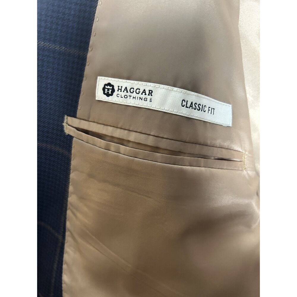 Haggar Classic Fit Dress Jacket Sz 40R - Picture 2 of 3